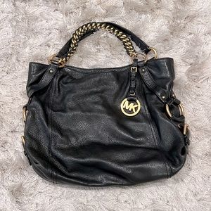 Black/Gold Michael Kors Purse